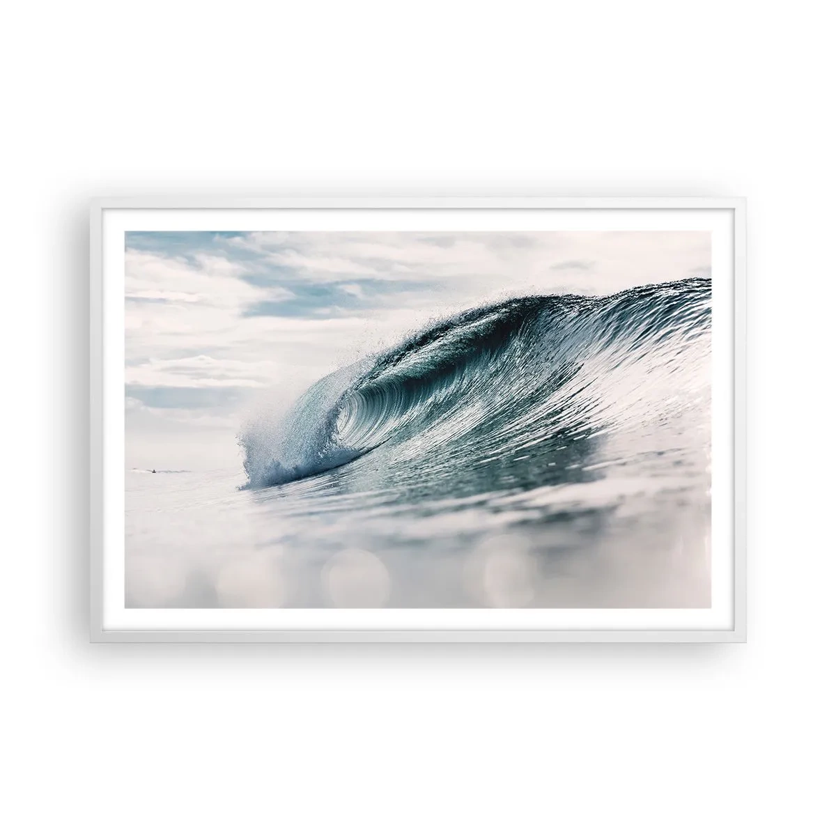 Poster in een witte lijst - Waterpiek - 91x61 cm