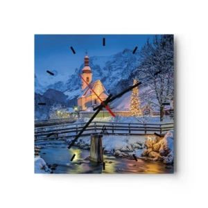Wandklok - Klok - Kerstgeest - 30x30 cm