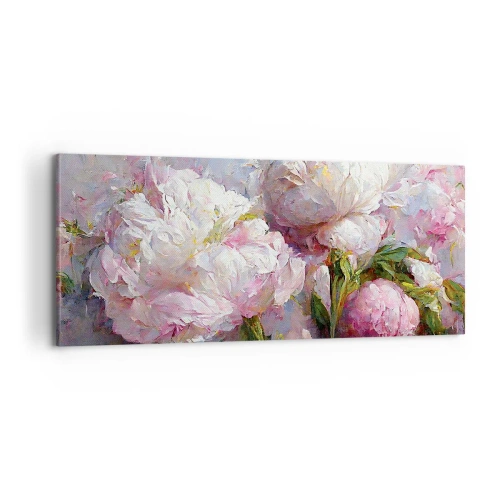 Schilderen op canvas - Een boeket vol leven - 100x40 cm