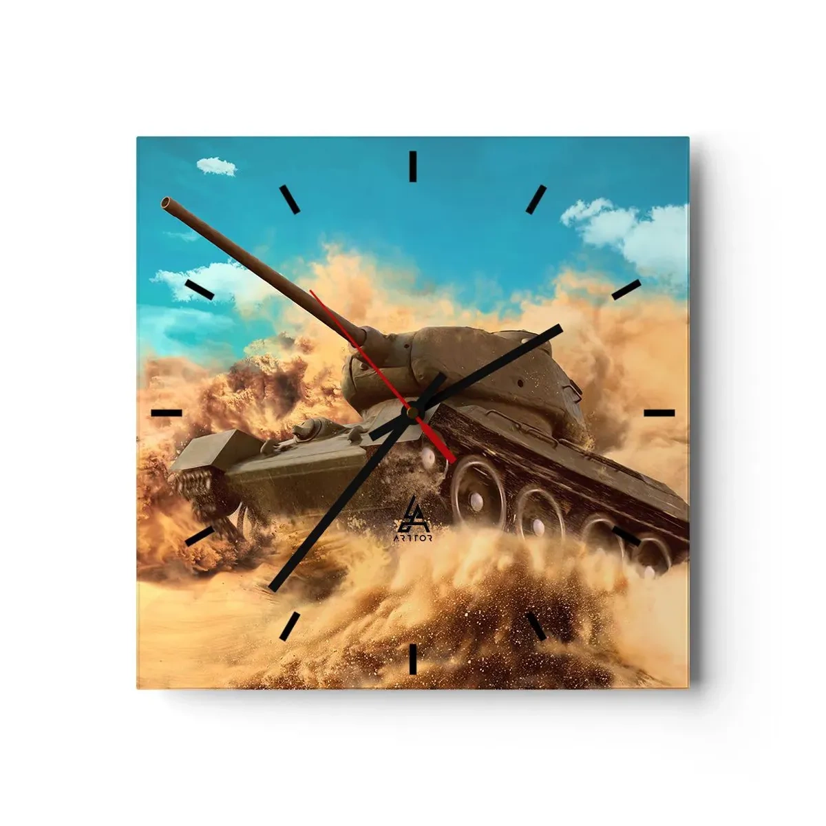 Wandklok - Klok - Niet te verslaan - 40x40 cm