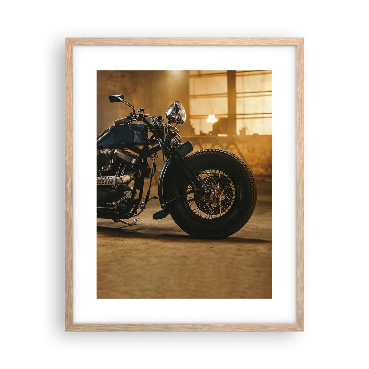 Een poster in een licht eiken lijst - Ik kan alles  - 40x50 cm