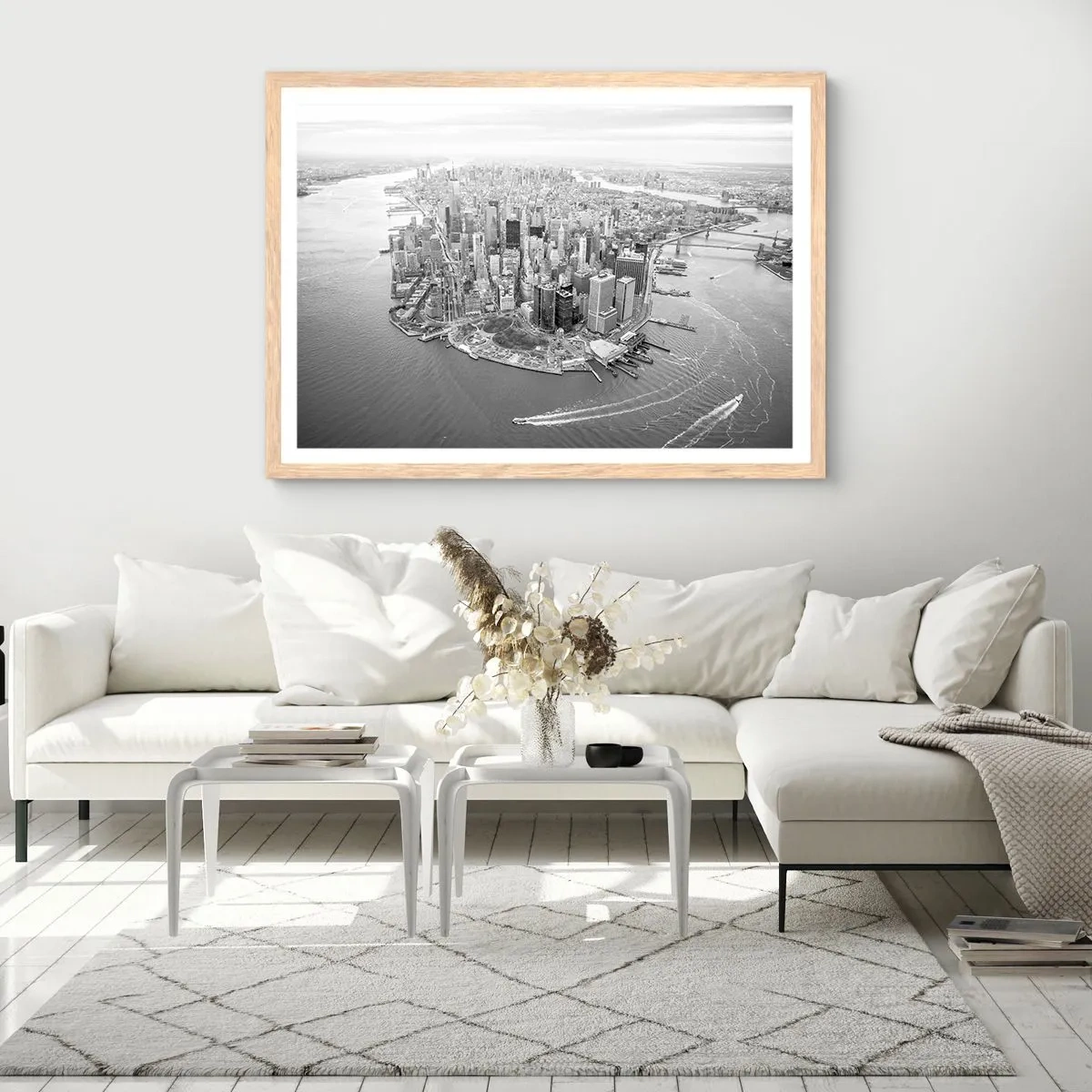 Een poster in een licht eiken lijst - Hoe niet lief te hebben? - 91x61 cm