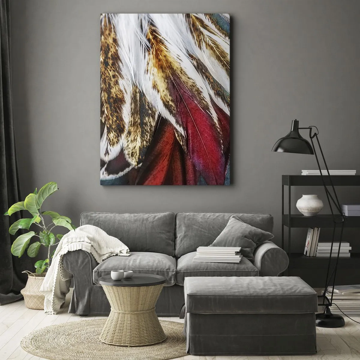 Schilderen op canvas - Geheimen van de vlucht - 45x80 cm