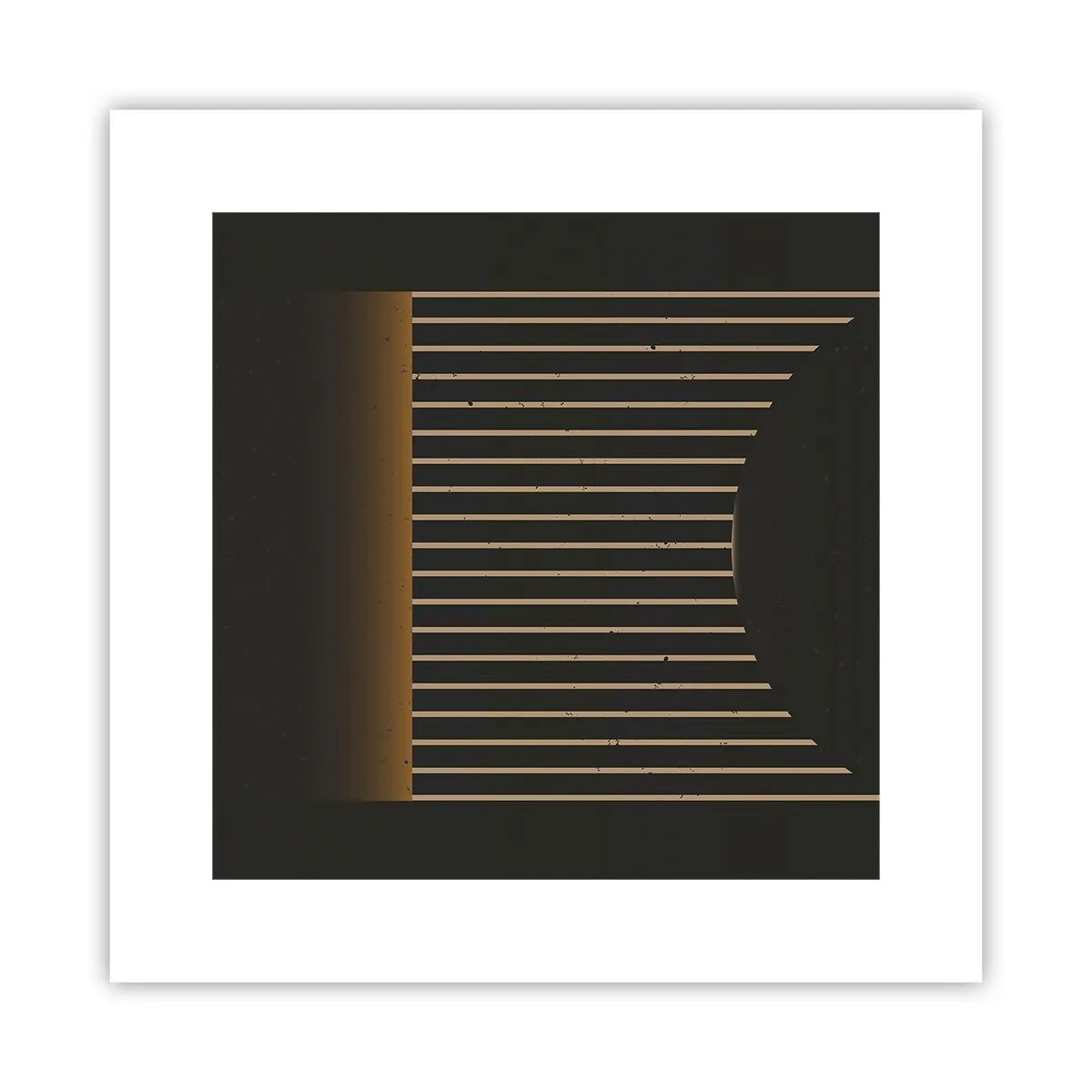 Poster - Verken de duisternis - 30x30 cm