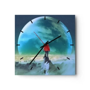 Wandklok - Klok - Ontdekkingsreiziger van het nieuwe land - 30x30 cm