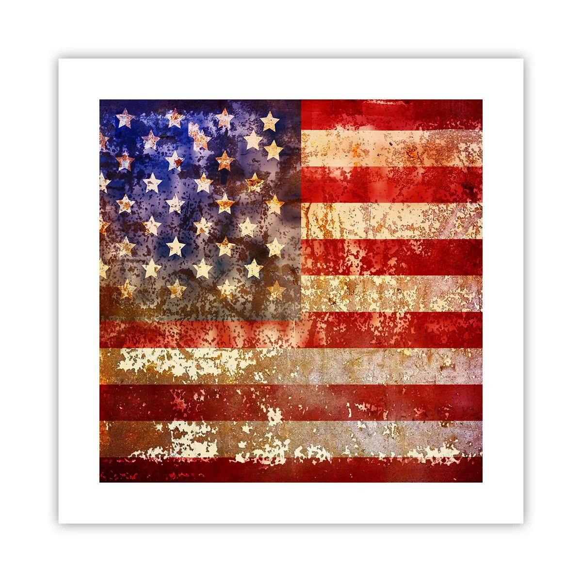 Poster - Glorie vervaagt niet - 40x40 cm