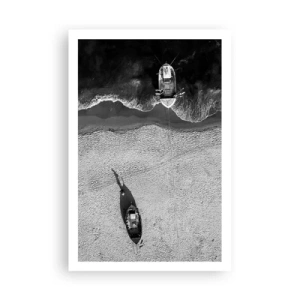 Poster - Nog steeds aan de oever… - 61x91 cm