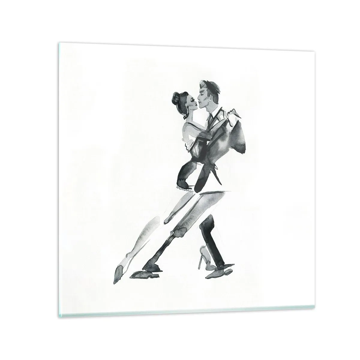 Schilderen op glas - In één slag - 70x70 cm