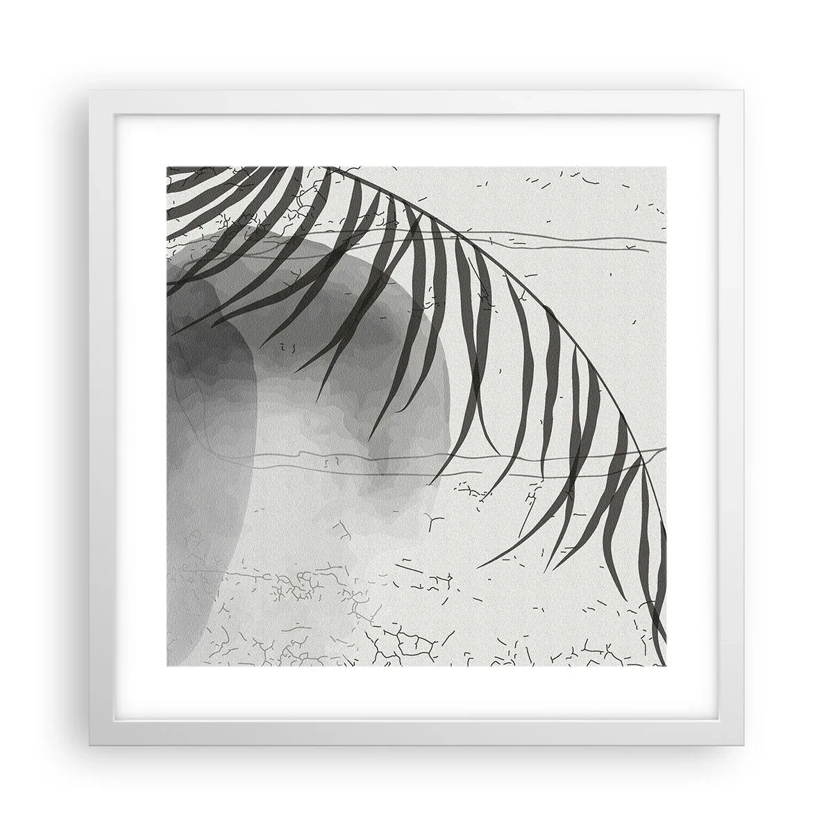 Poster in een witte lijst - Het subtiele exotisme van de natuur - 40x40 cm