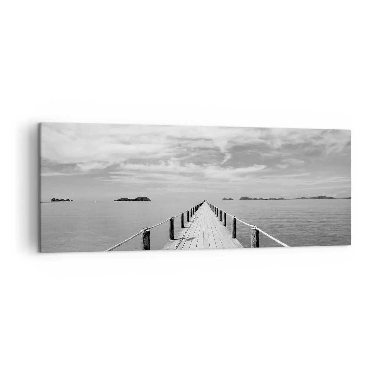 Schilderen op canvas - Of misschien een reis... - 140x50 cm