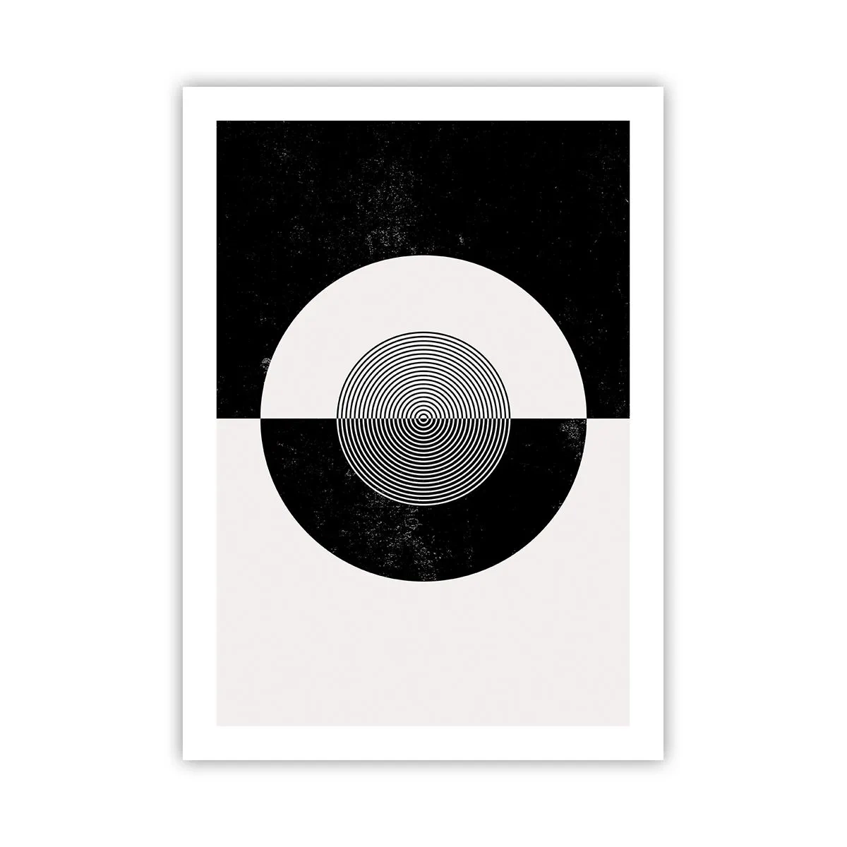 Poster - Harmonie in zwart-wit - 50x70 cm