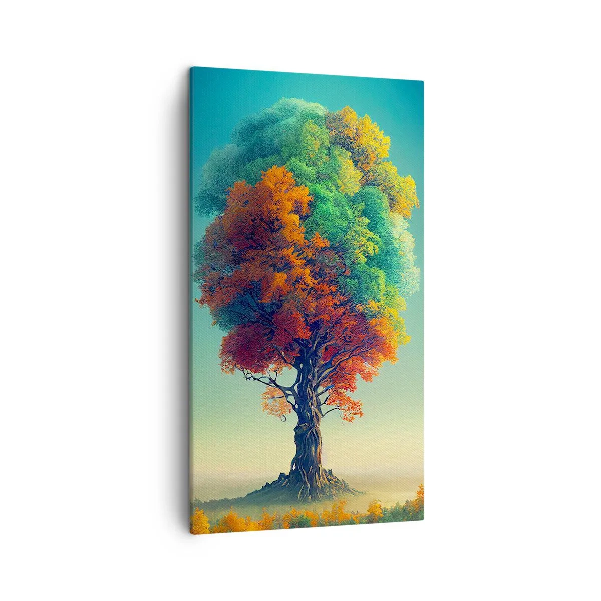 Schilderen op canvas - Eik – de vader van de natuur - 45x80 cm