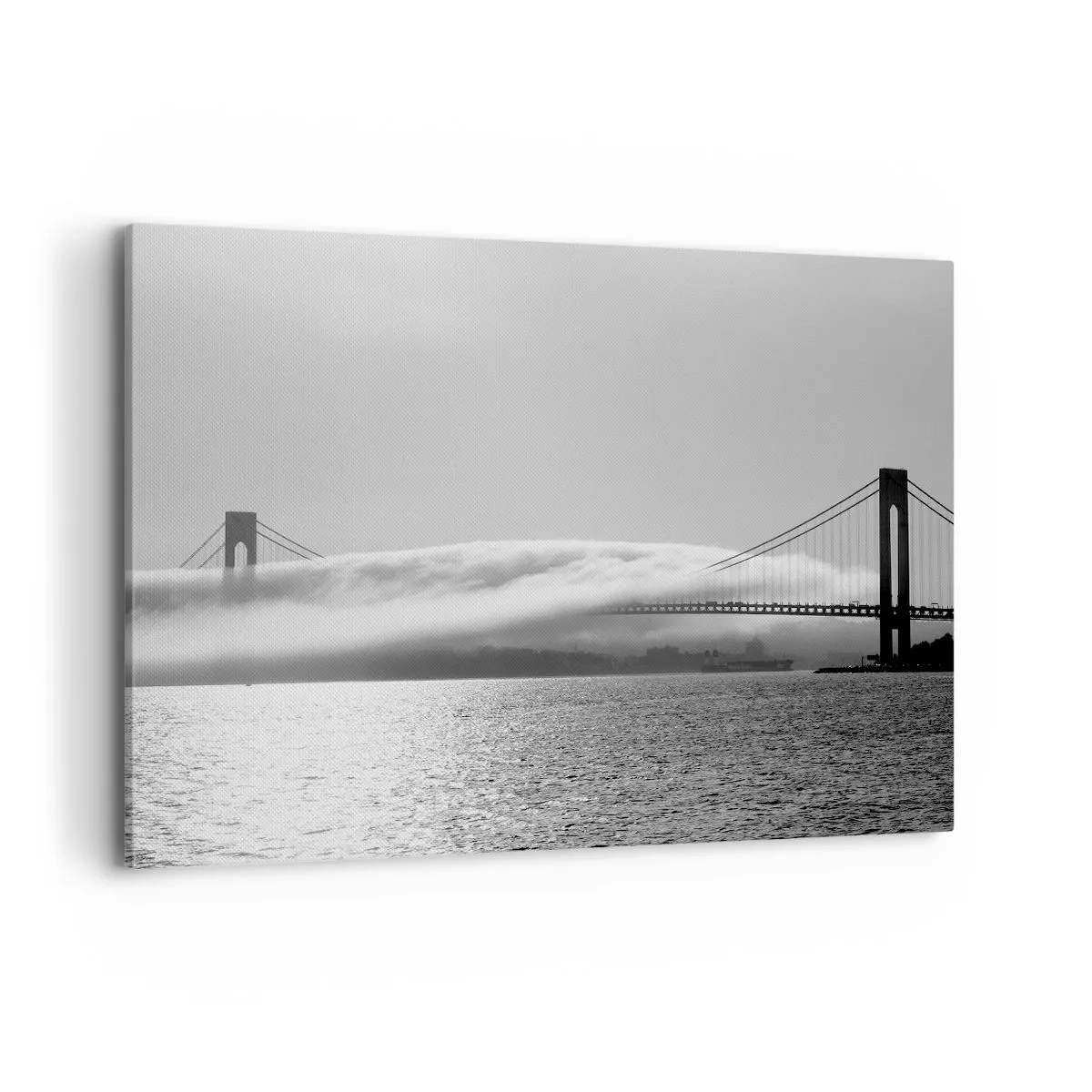 Schilderen op canvas - Vaar door de Golden Gates - 120x80 cm