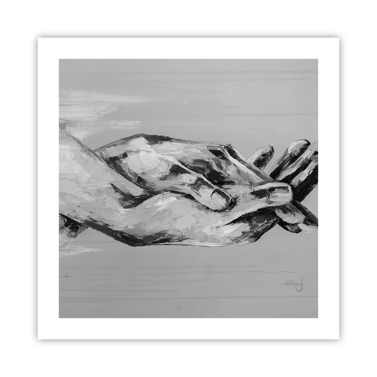 Poster - Begin… - 50x50 cm