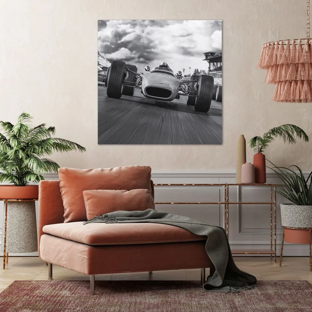 Schilderen op canvas - Er is kracht! - 50x50 cm