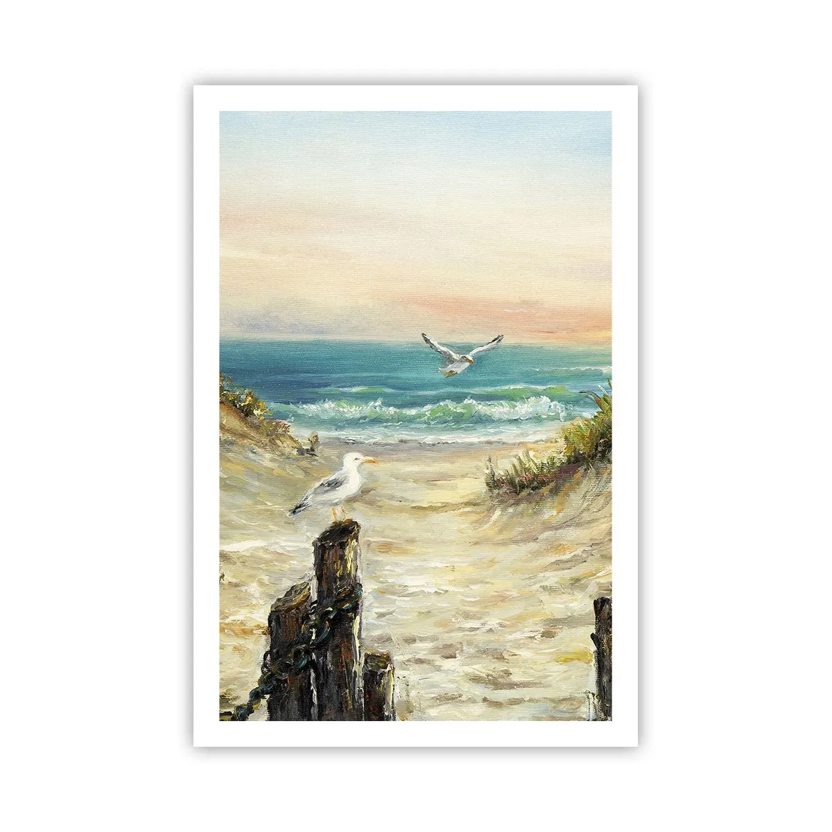 Poster - Windstille afzondering - 61x91 cm