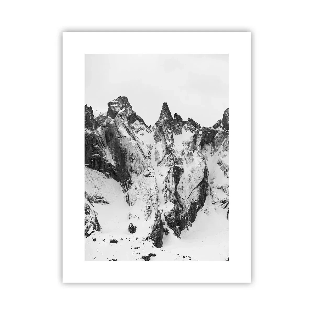 Poster - Granieten gevaarlijke nok - 30x40 cm