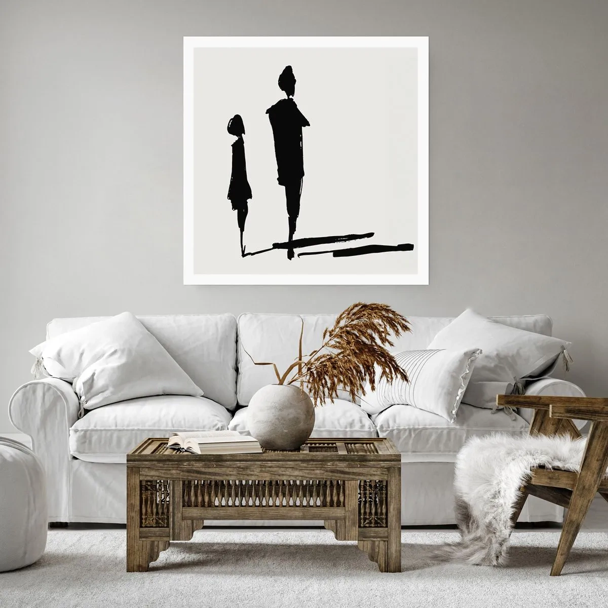 Poster - Zeker samen? - 40x40 cm