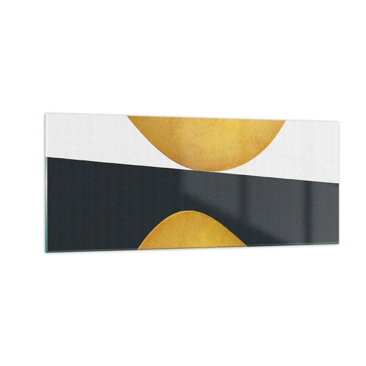 Schilderen op glas - Ten eerste: goud - 100x40 cm