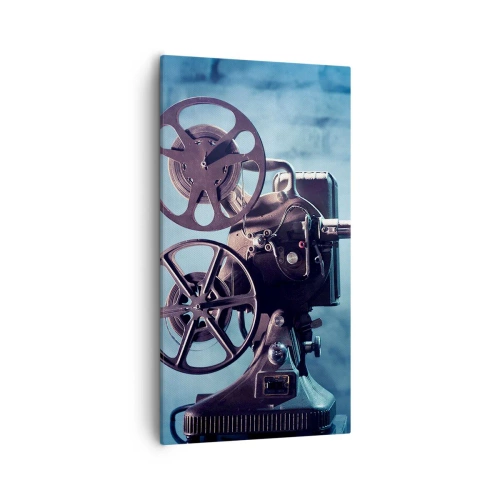 Schilderen op canvas - In de oude bioscoop - 55x100 cm