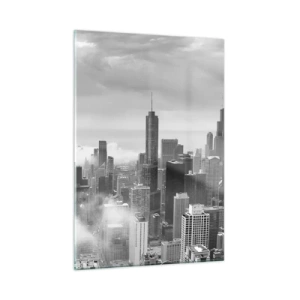 Schilderen op glas - Amerikaans landschap - 50x70 cm