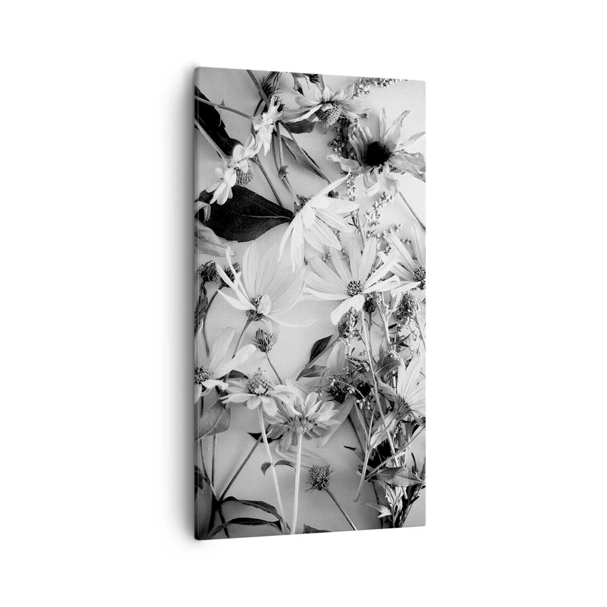 Schilderen op canvas - Niet-boeket bloemen - 55x100 cm