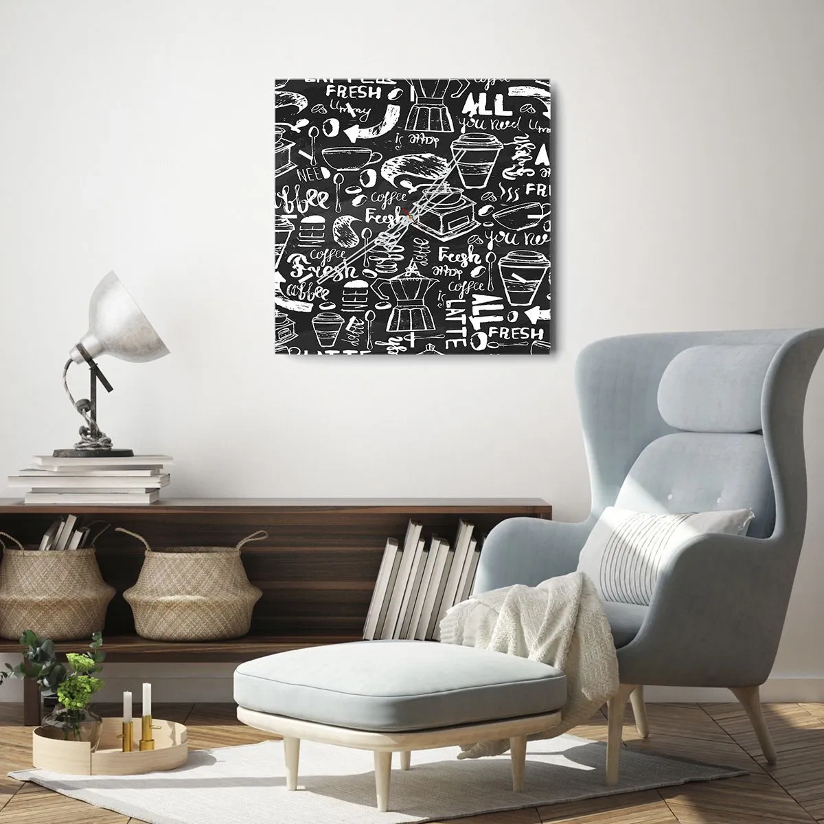 Wandklok - Klok - Alles wat je nodig hebt is… - 30x30 cm