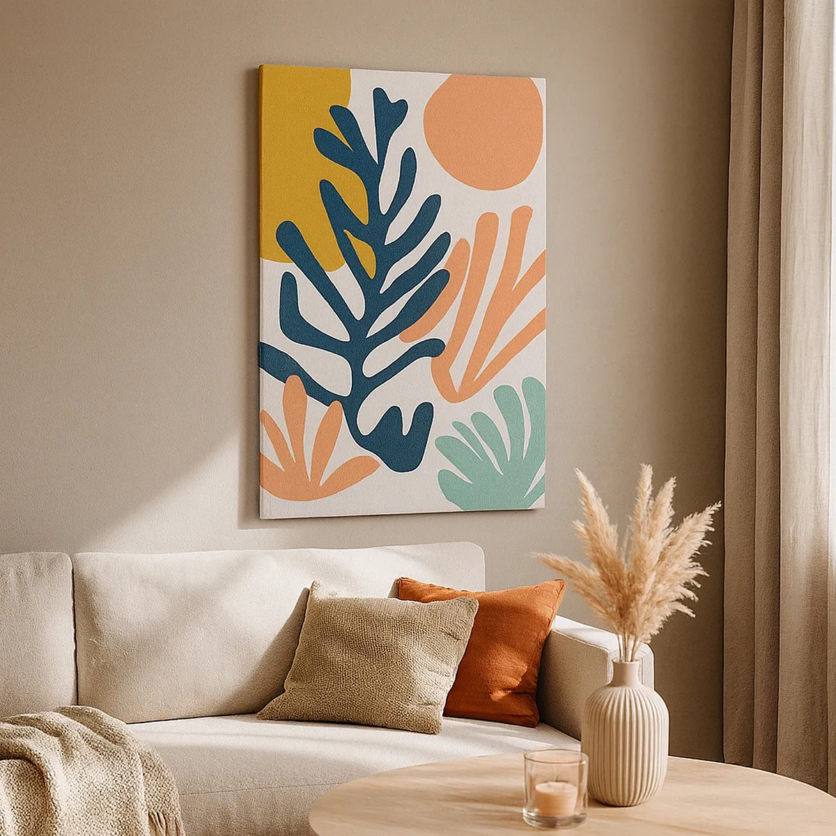 Schilderen op canvas - Koraalzeeën - 50x70 cm