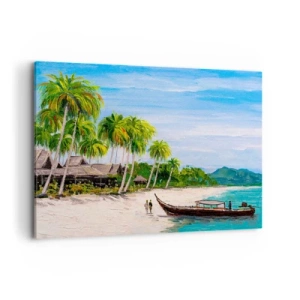 Schilderen op canvas - Een exotische droom - 100x70 cm