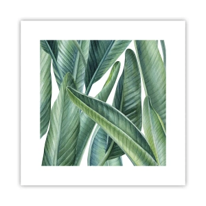 Poster - Groen zelf - 30x30 cm