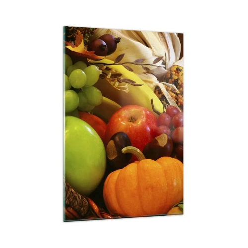 Schilderen op glas - Oogstmand - 80x120 cm