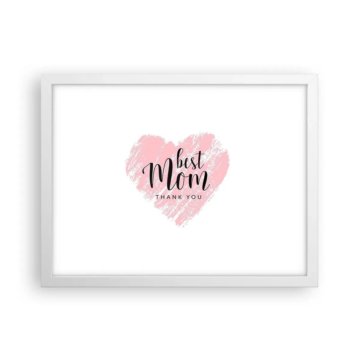 Poster in een witte lijst - Altijd het juiste moment - 40x30 cm