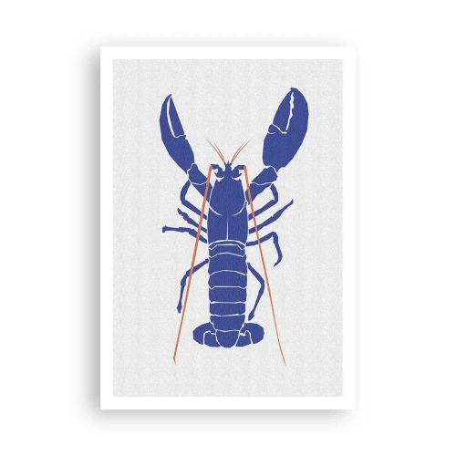 Poster - Heerlijke kreeft in granaatappel - 70x100 cm