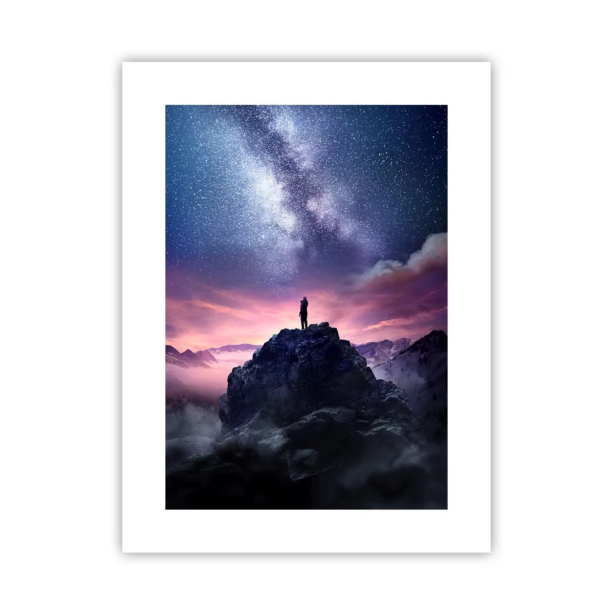 Poster - En hij voelde het leven - 30x40 cm