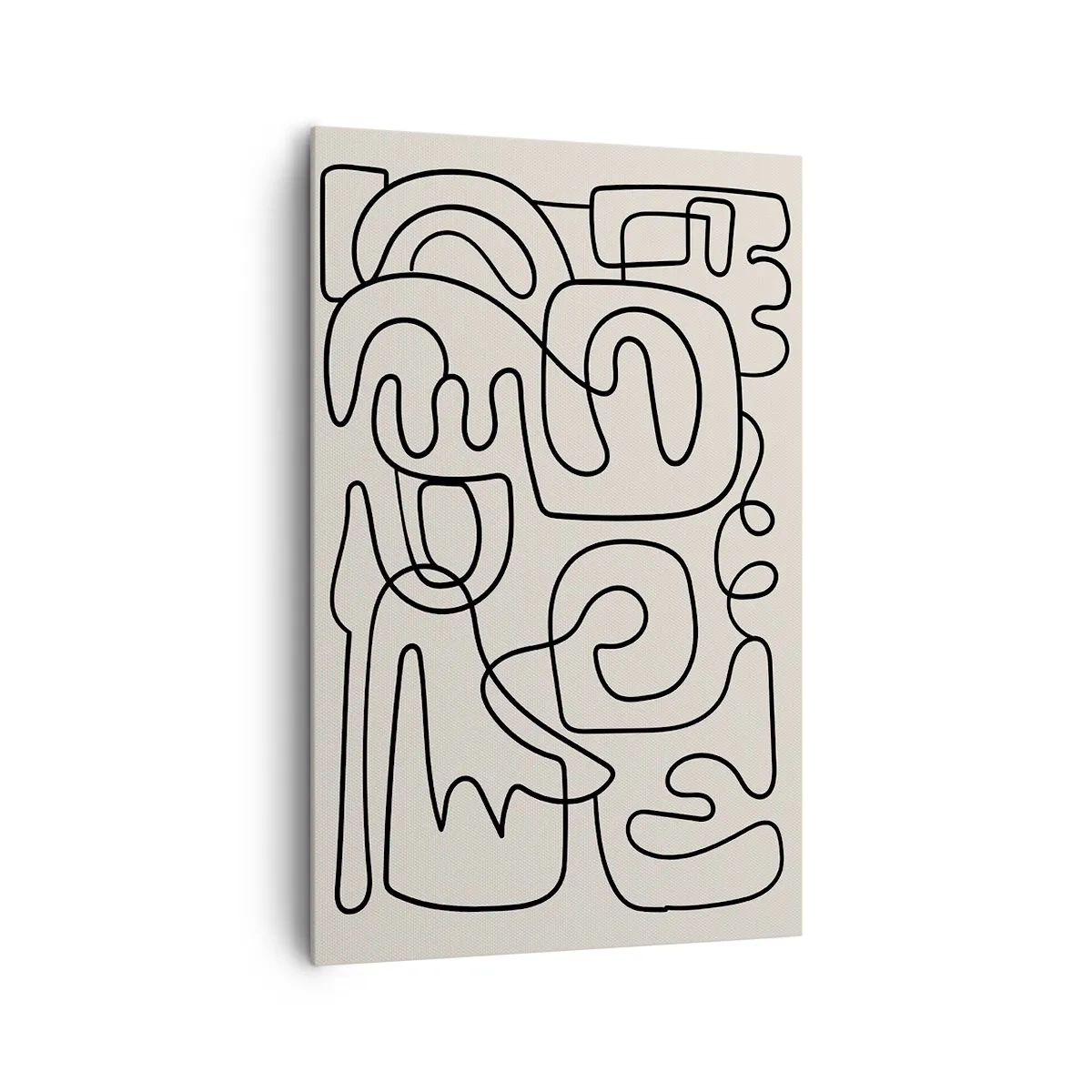 Schilderen op canvas - Volg het pad - 80x120 cm