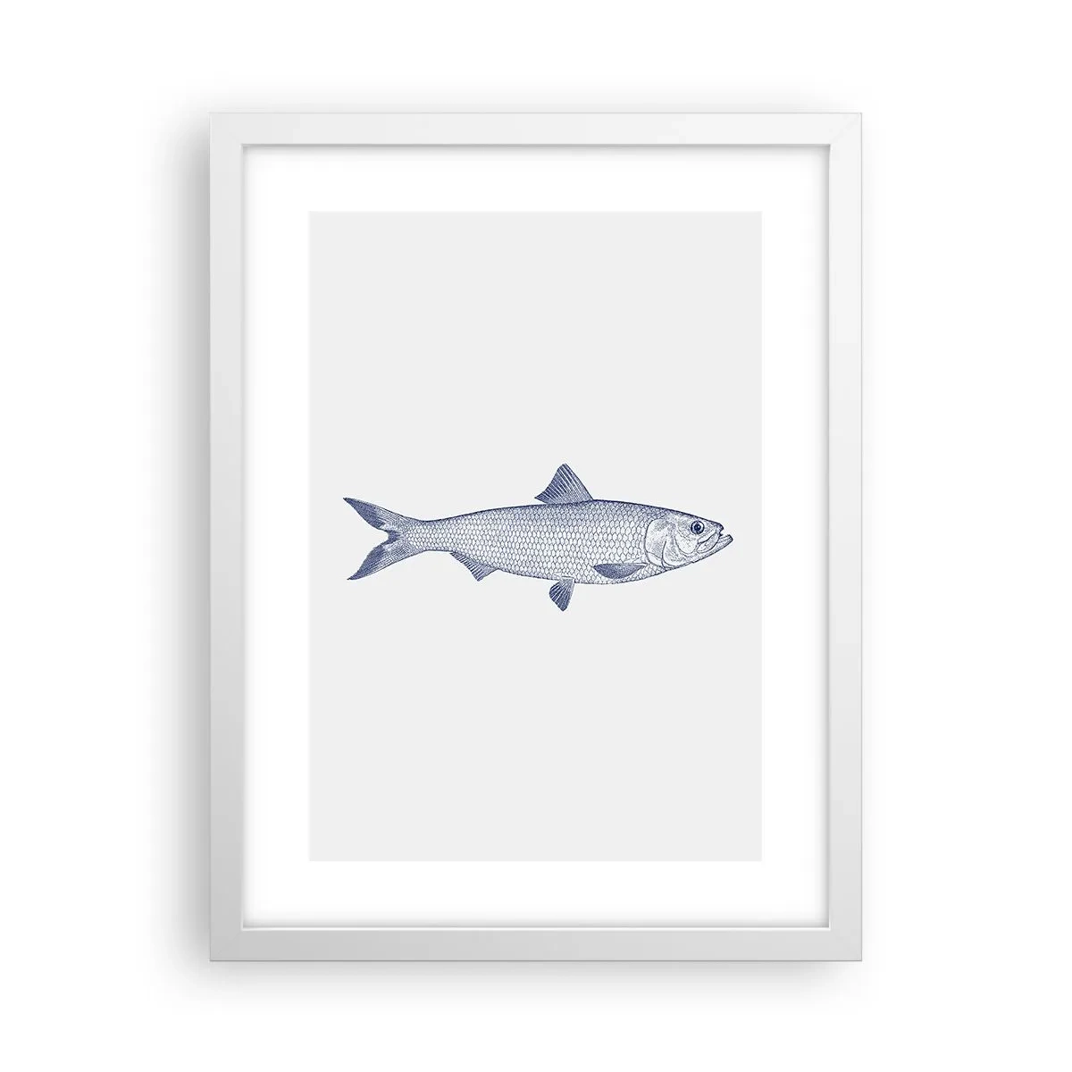 Poster in een witte lijst - Groeten uit de noordelijke zeeën - 30x40 cm