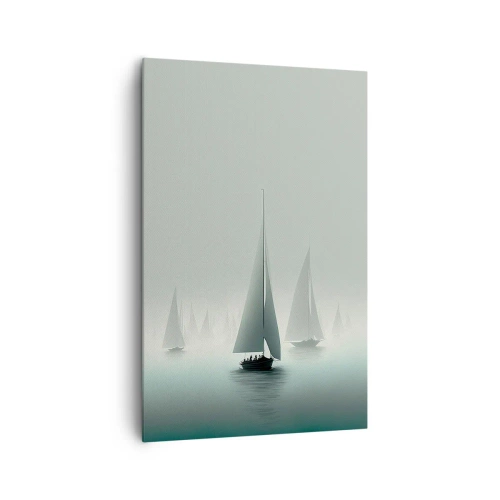 Schilderen op canvas - Van mist gebouwd - 80x120 cm