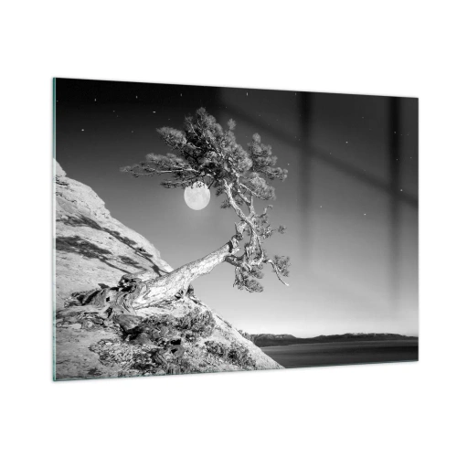 Schilderen op glas - Een zegevierende jager - 100x70 cm