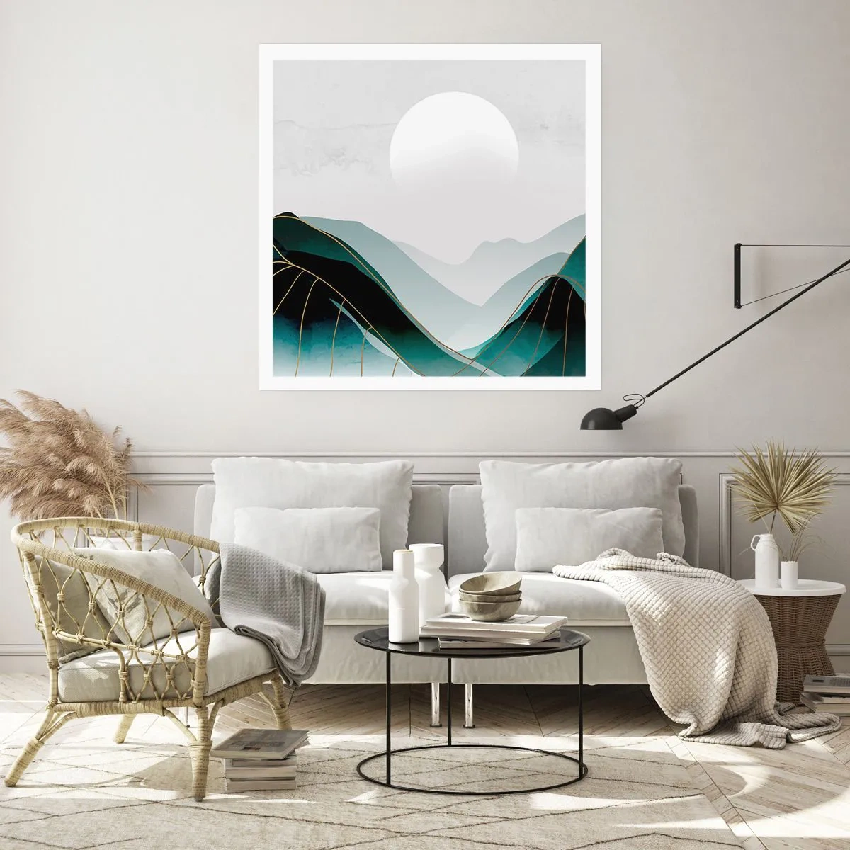 Poster - In volle majesteit - 60x60 cm