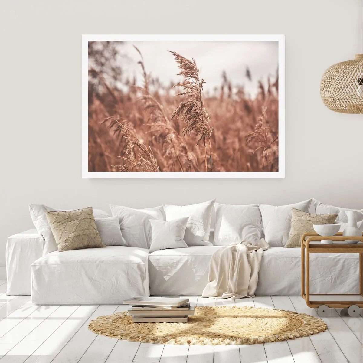 Poster - Het is al herfst in de velden - 50x40 cm