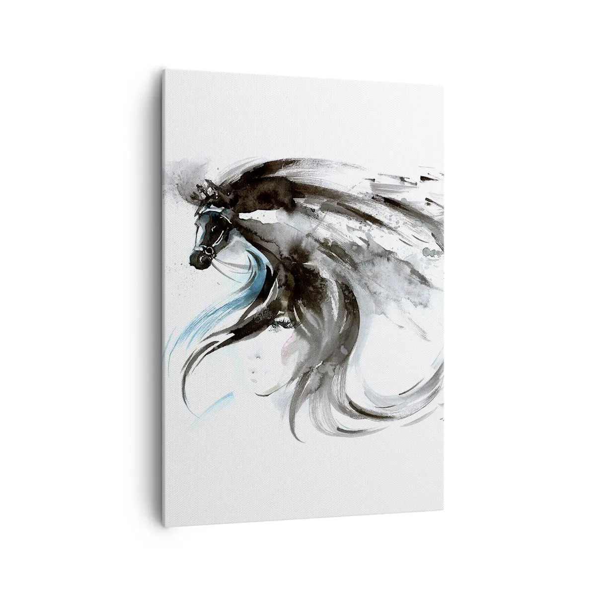 Schilderen op canvas - Galop van de Zwarte Prins - 70x100 cm