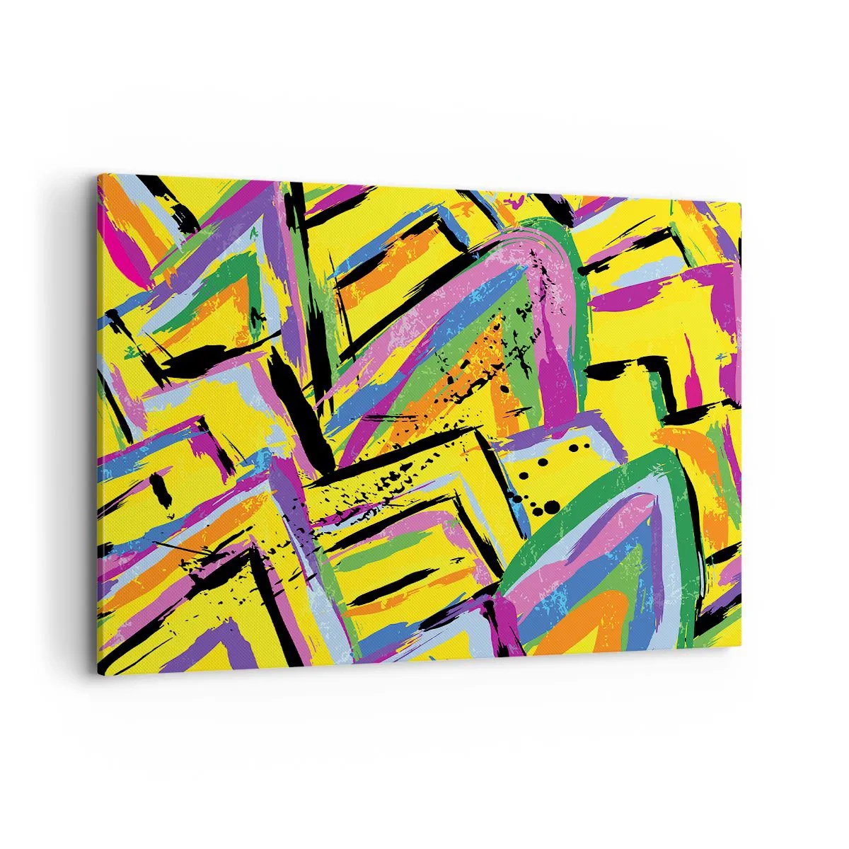 Schilderen op canvas - Tot ze schreeuwt van vreugde - 120x80 cm