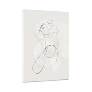 Schilderen op glas - De spiraal van schoonheid - 50x70 cm