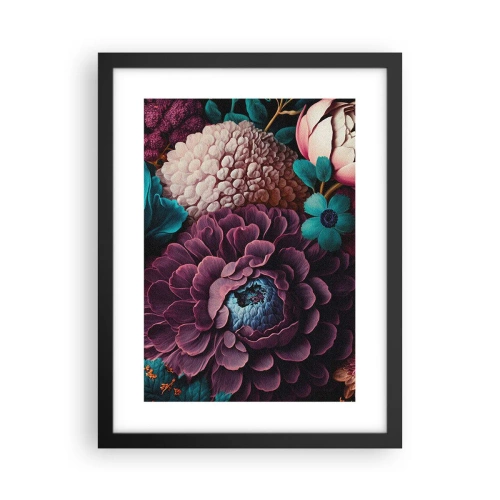 Poster in een zwarte lijst - Natuur in overvloed - 30x40 cm