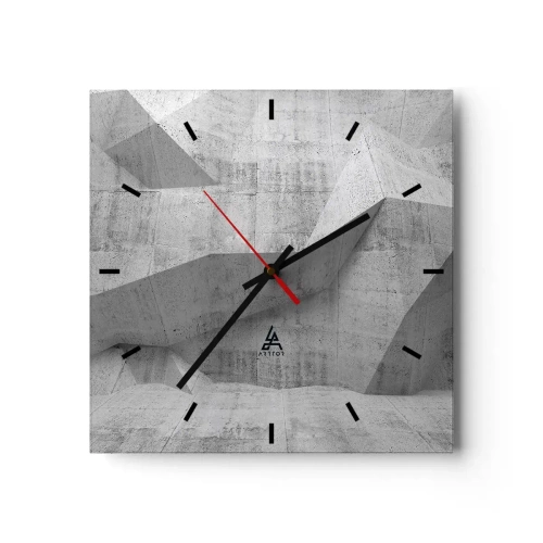 Wandklok - Klok - Een echte uitdaging - 30x30 cm