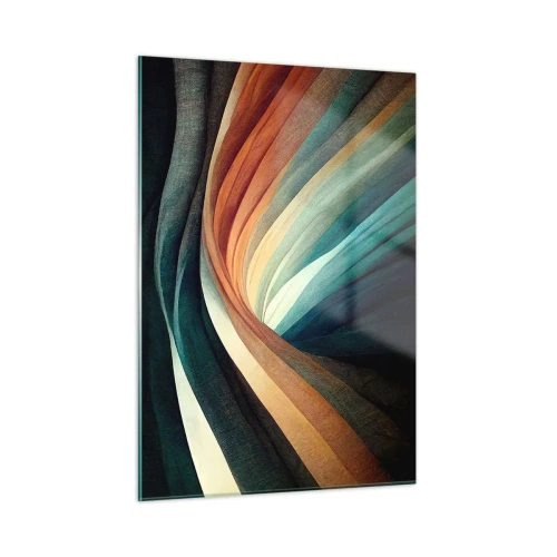 Schilderen op glas - Geweven uit kleuren - 50x70 cm