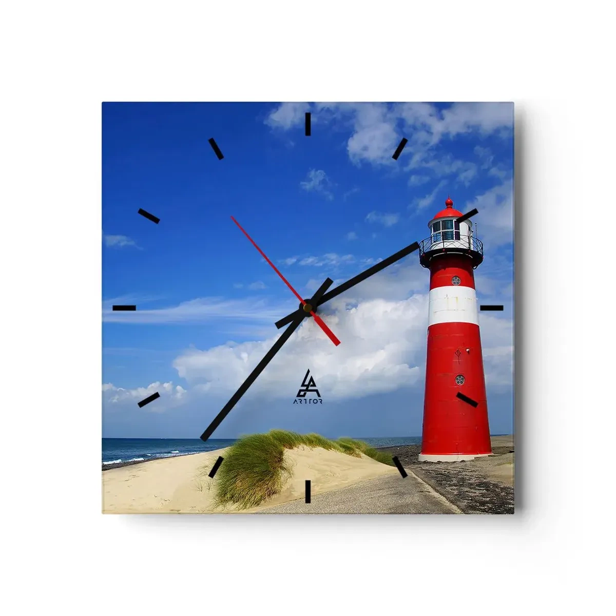 Wandklok - Klok - Een droom eenzame plek - 30x30 cm