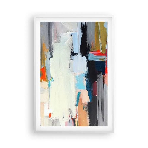 Poster in een witte lijst - Is er een methode? - 61x91 cm