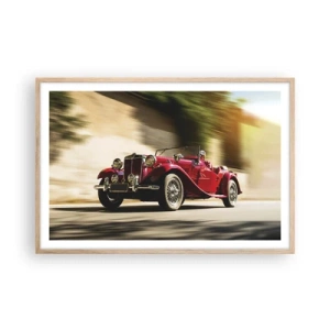 Een poster in een licht eiken lijst - Mooier dan Nike van Samothrace - 91x61 cm