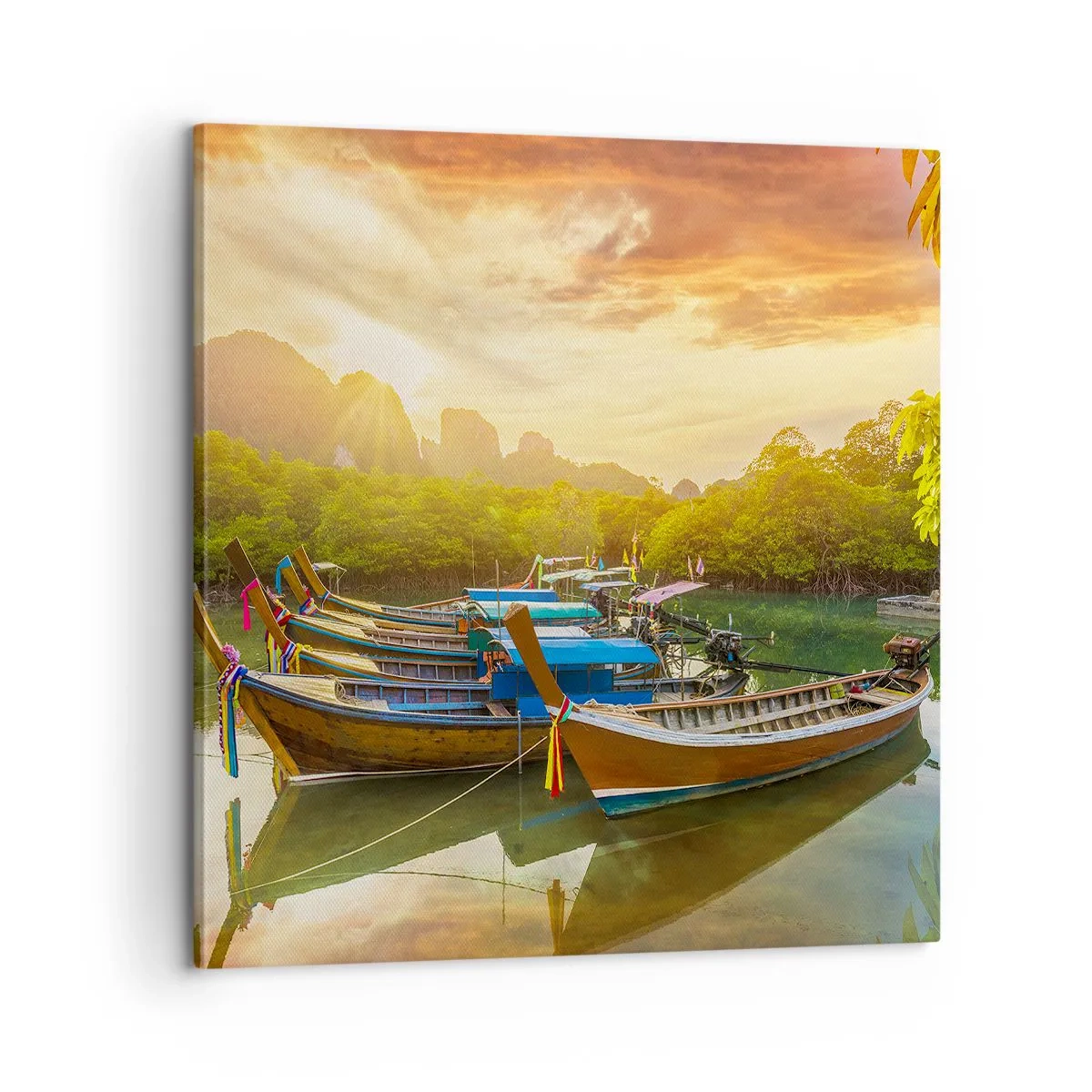 Schilderen op canvas - Voor een drukke dag - 60x60 cm